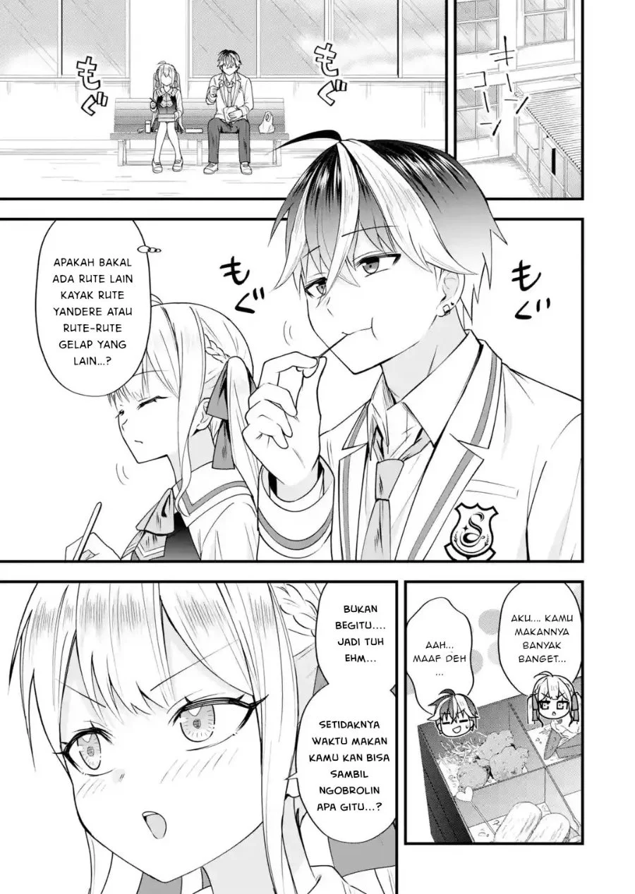 Yarikonda ren’ai game no akuyaku ni tensei shita node, gensaku chishiki de hiroin o kōryaku shimasu Chapter 9.5 - halaman 15