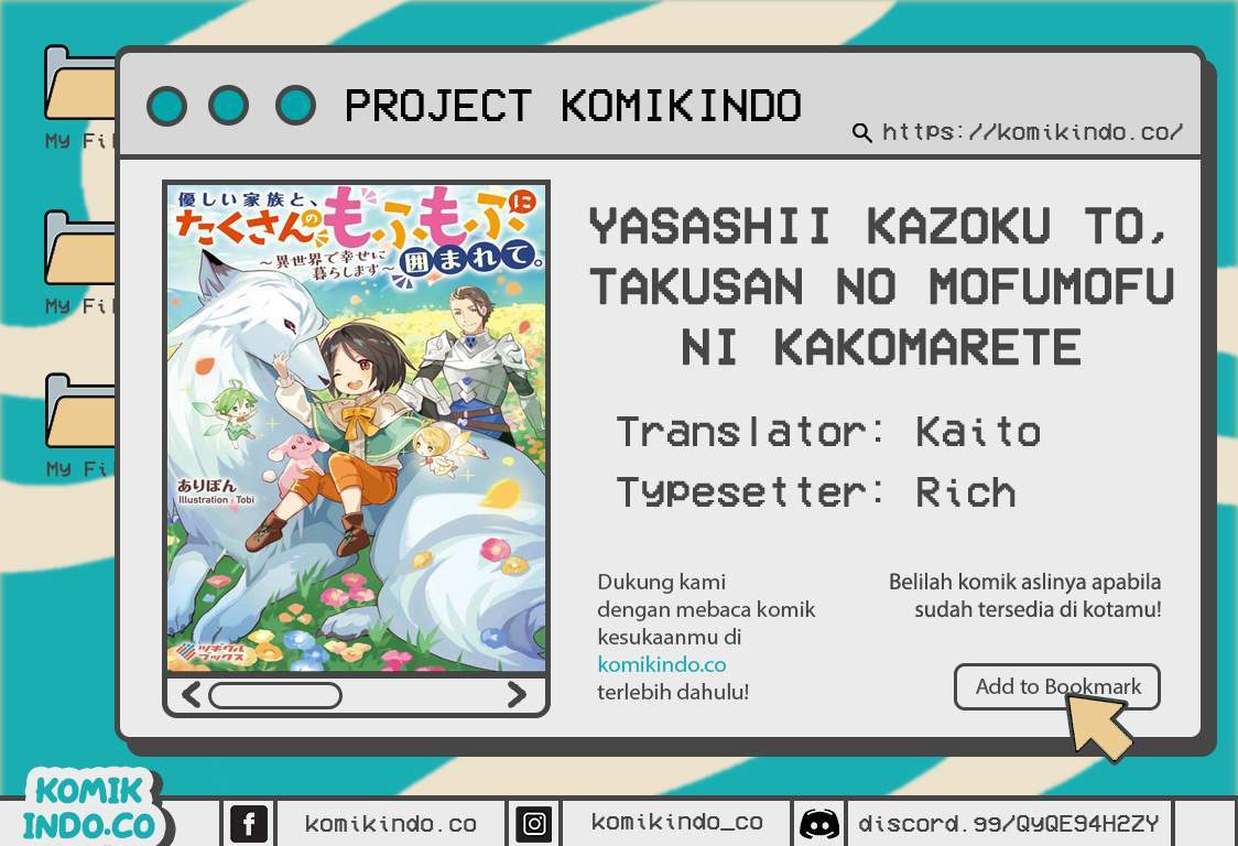 Yasashii Kazoku to, Takusan no Mofumofu ni Kakomarete. Chapter 1.1 - halaman 1