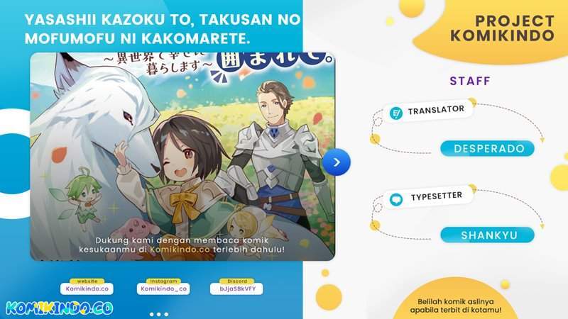 Yasashii Kazoku to, Takusan no Mofumofu ni Kakomarete. Chapter 2 - halaman 1