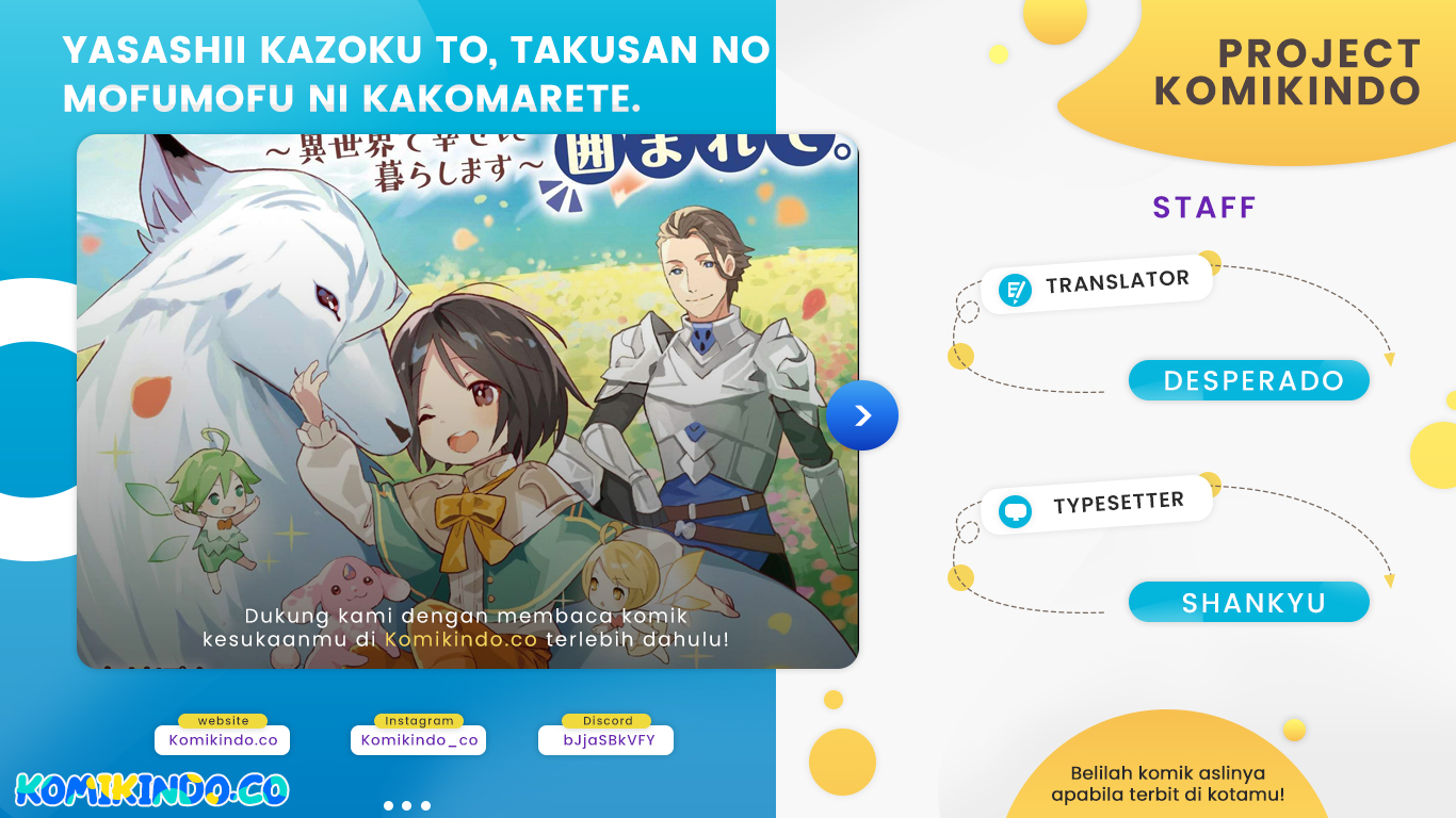 Yasashii Kazoku to, Takusan no Mofumofu ni Kakomarete. Chapter 4 - halaman 1