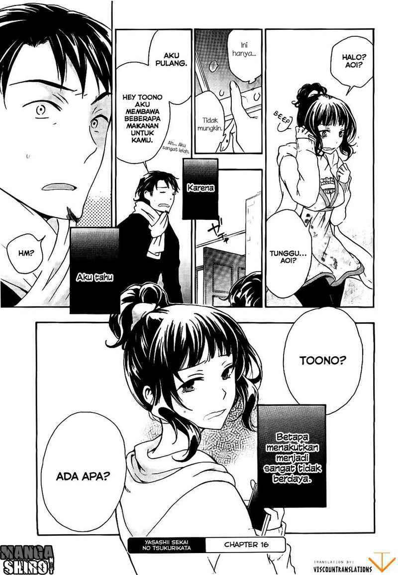 Yasashii Sekai no Tsukurikata Chapter 16 - halaman 33