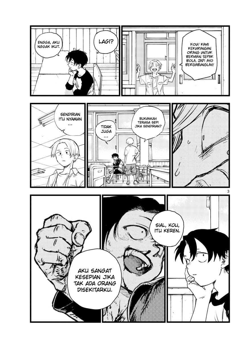 Yofukashi no Uta Chapter 104 - halaman 3