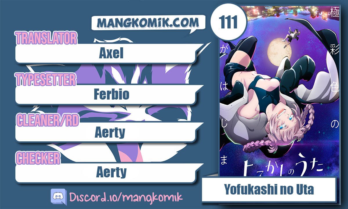 Yofukashi no Uta Chapter 111 - halaman 1