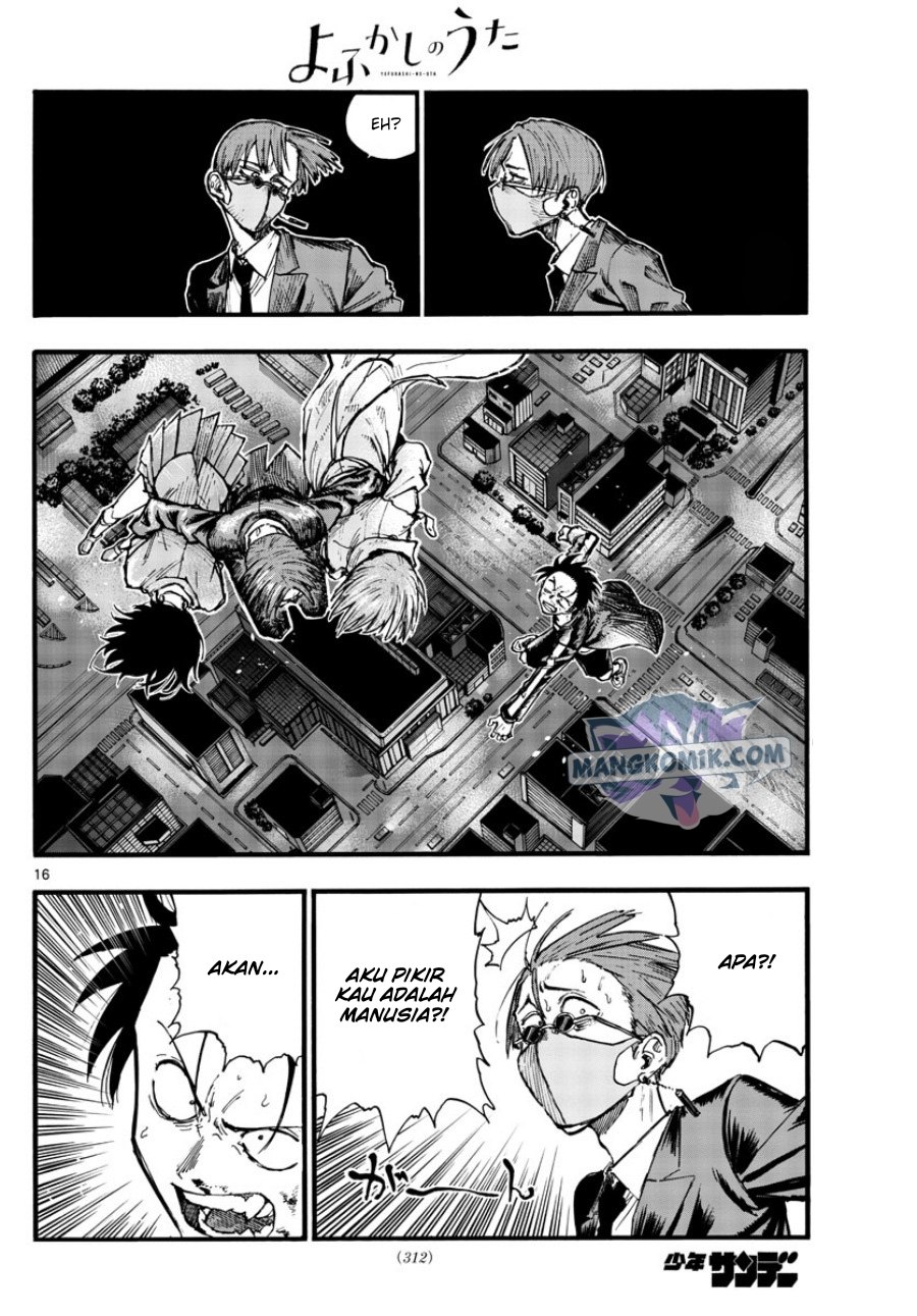 Yofukashi no Uta Chapter 111 - halaman 16