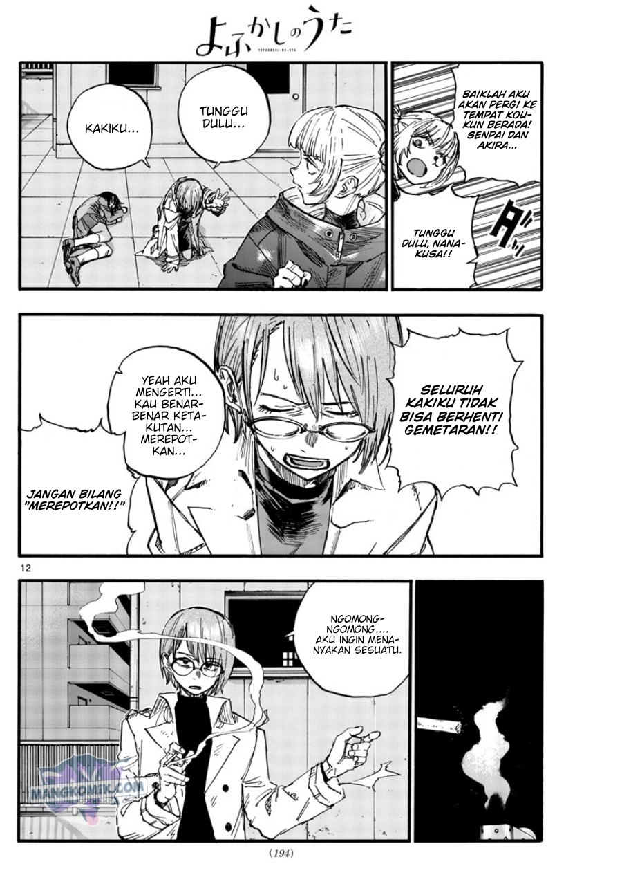 Yofukashi no Uta Chapter 112 - halaman 13