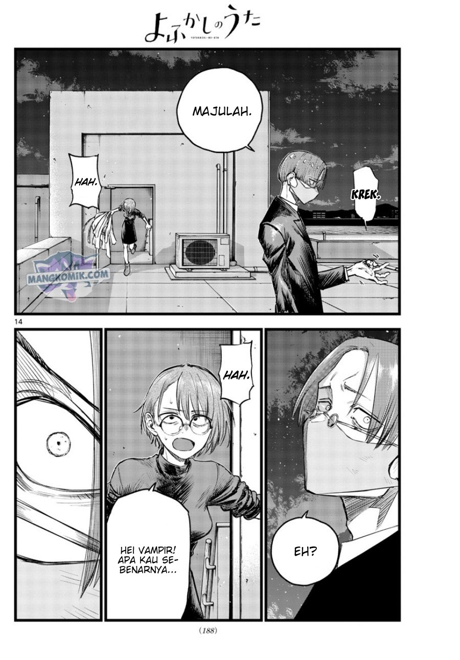 Yofukashi no Uta Chapter 113 - halaman 15