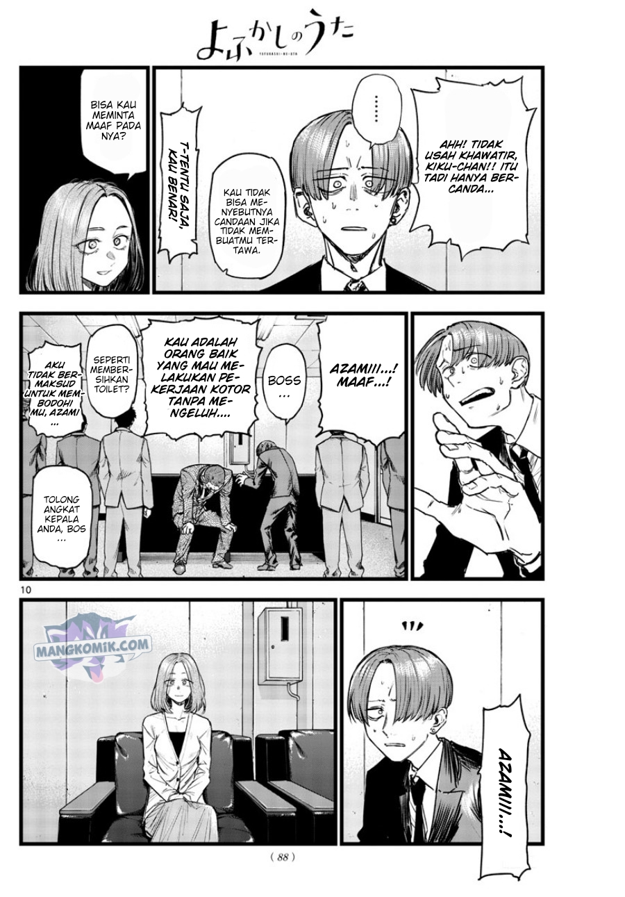 Yofukashi no Uta Chapter 114 - halaman 11