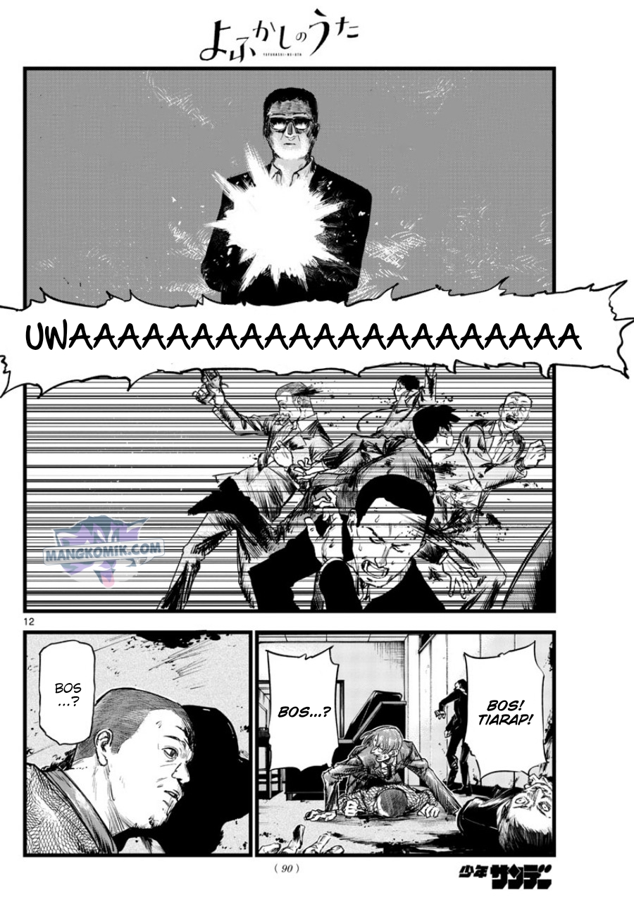 Yofukashi no Uta Chapter 114 - halaman 13