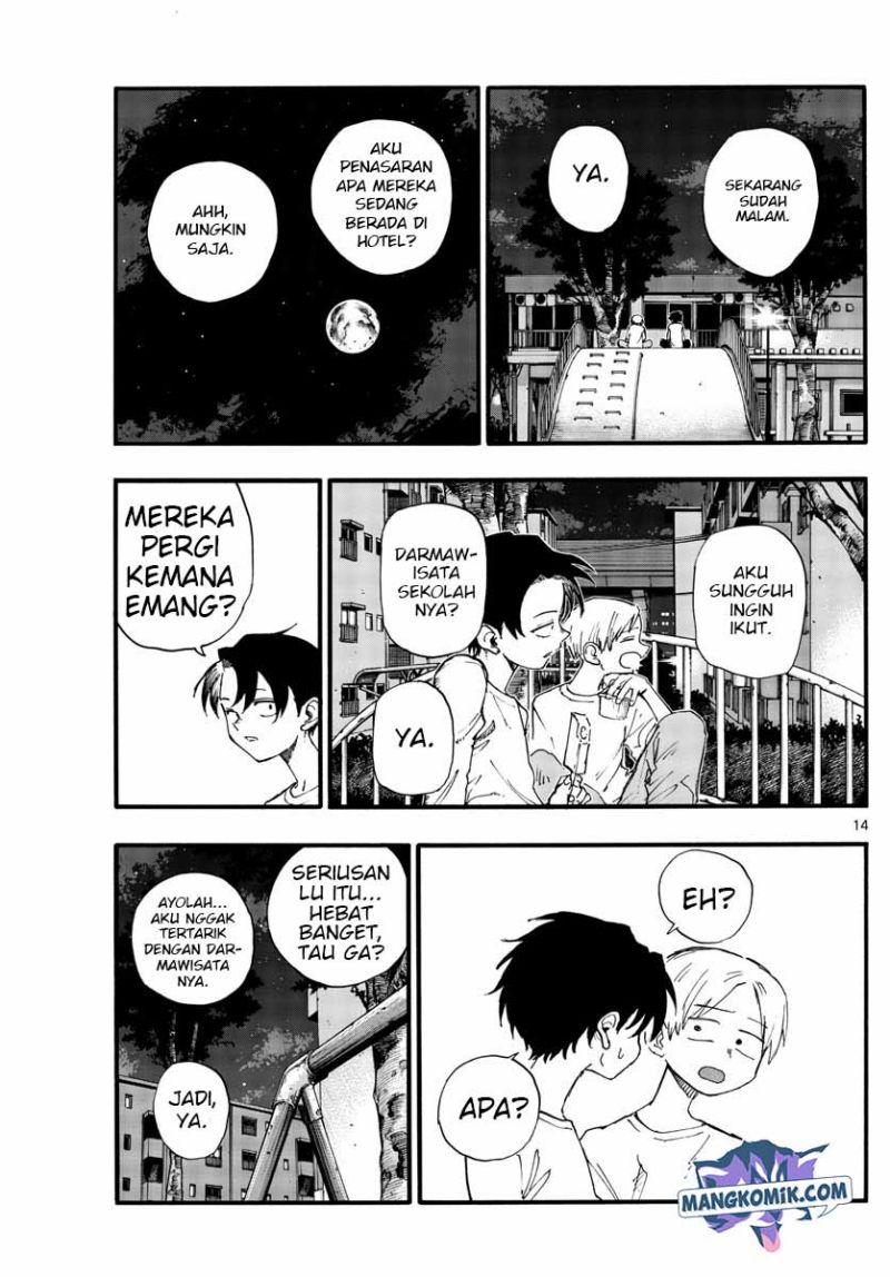 Yofukashi no Uta Chapter 133 - halaman 14