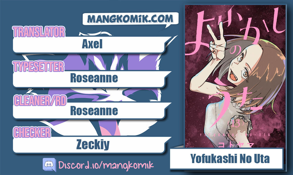 Yofukashi no Uta Chapter 144 - halaman 1