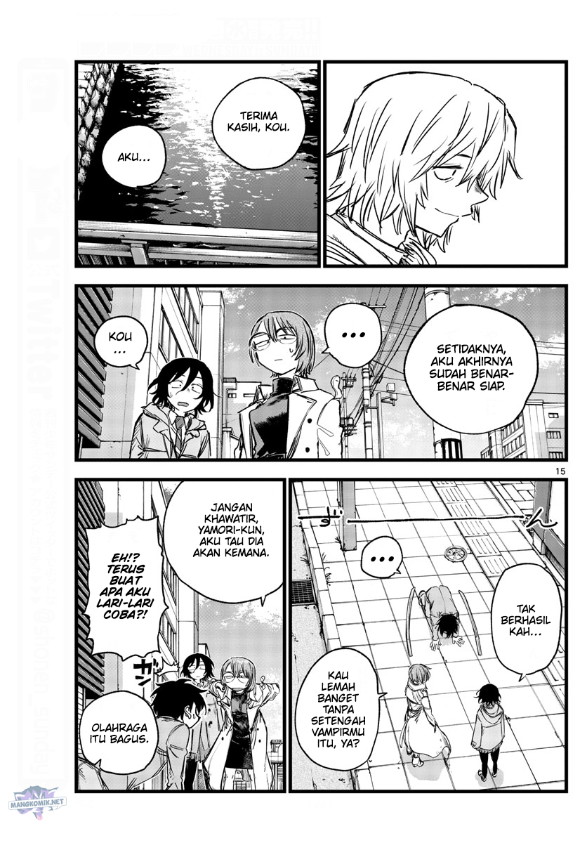 Yofukashi no Uta Chapter 150 - halaman 16