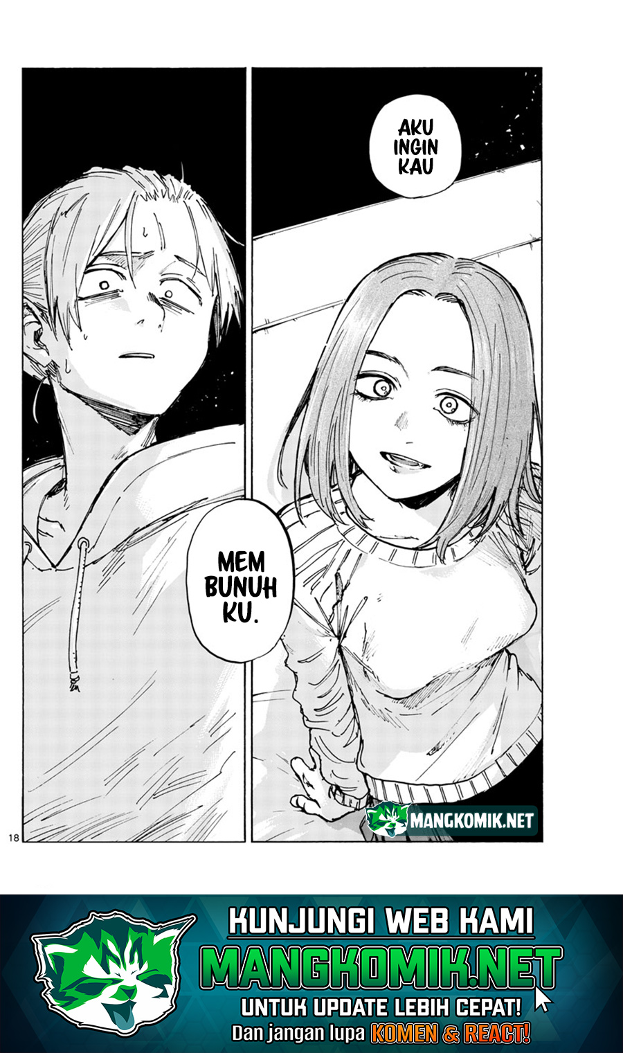 Yofukashi no Uta Chapter 157 - halaman 19