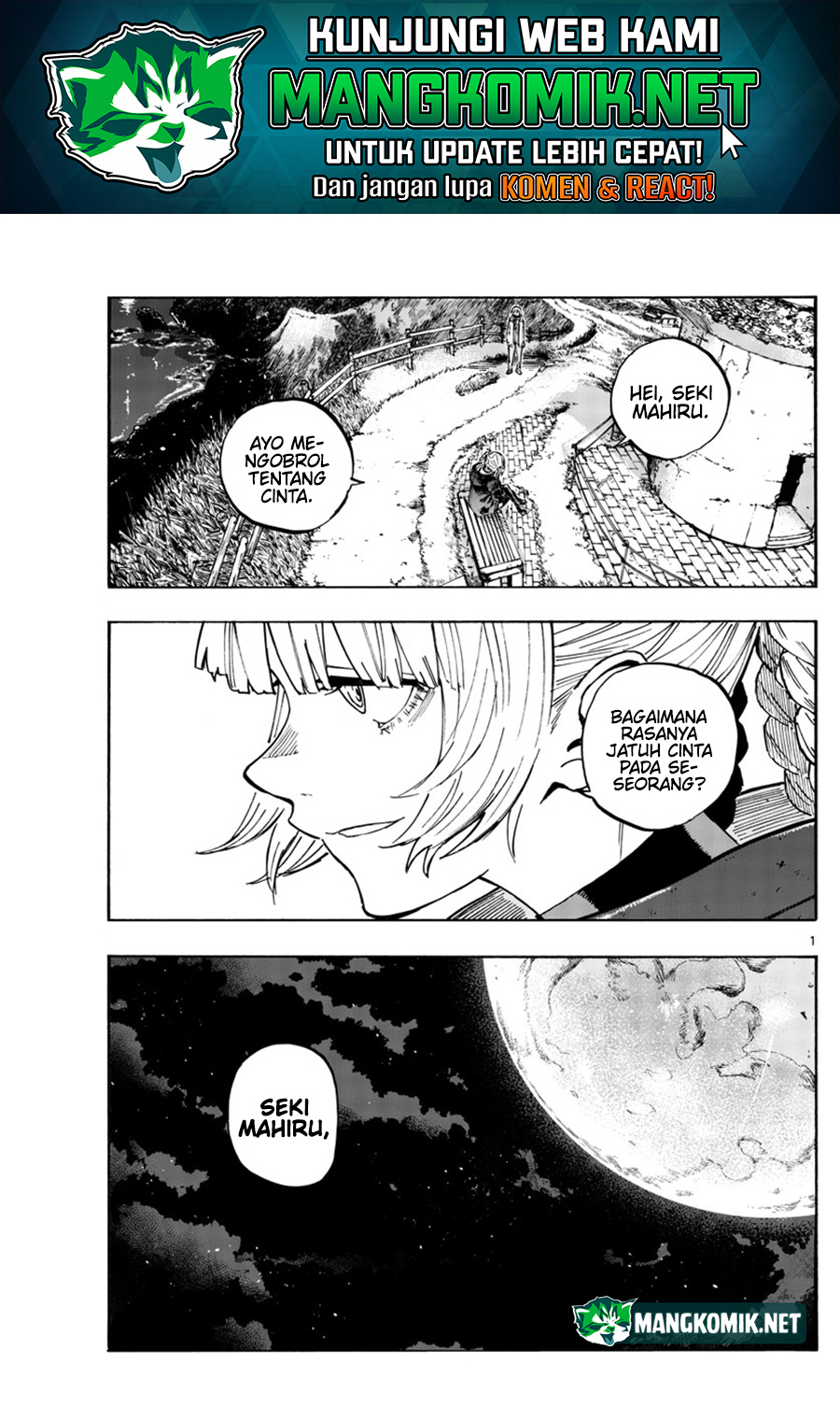 Yofukashi no Uta Chapter 157 - halaman 2