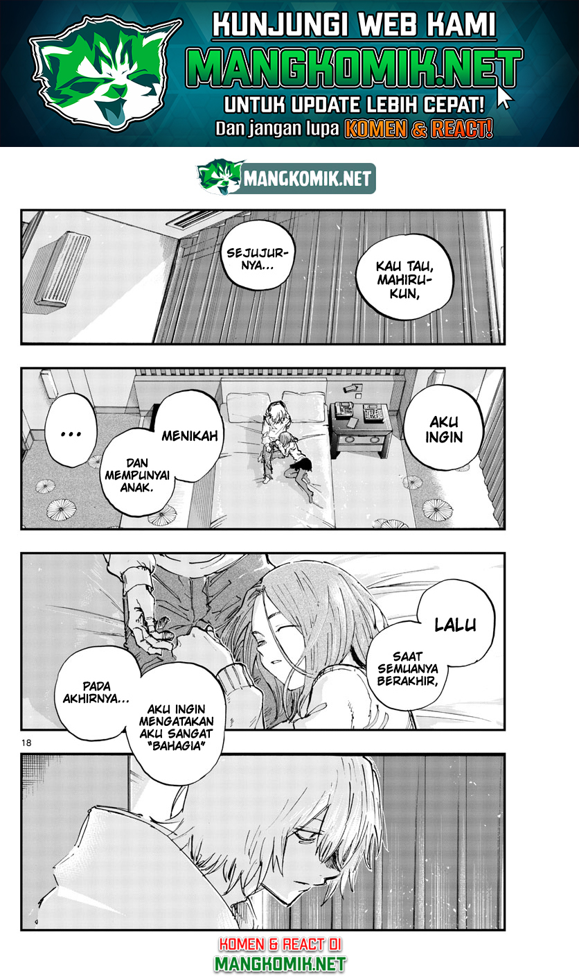 Yofukashi no Uta Chapter 158 - halaman 19