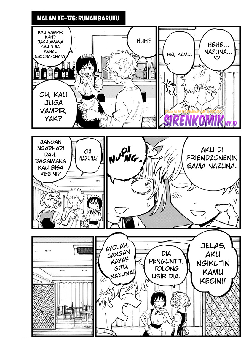 Yofukashi no Uta Chapter 176 - halaman 4