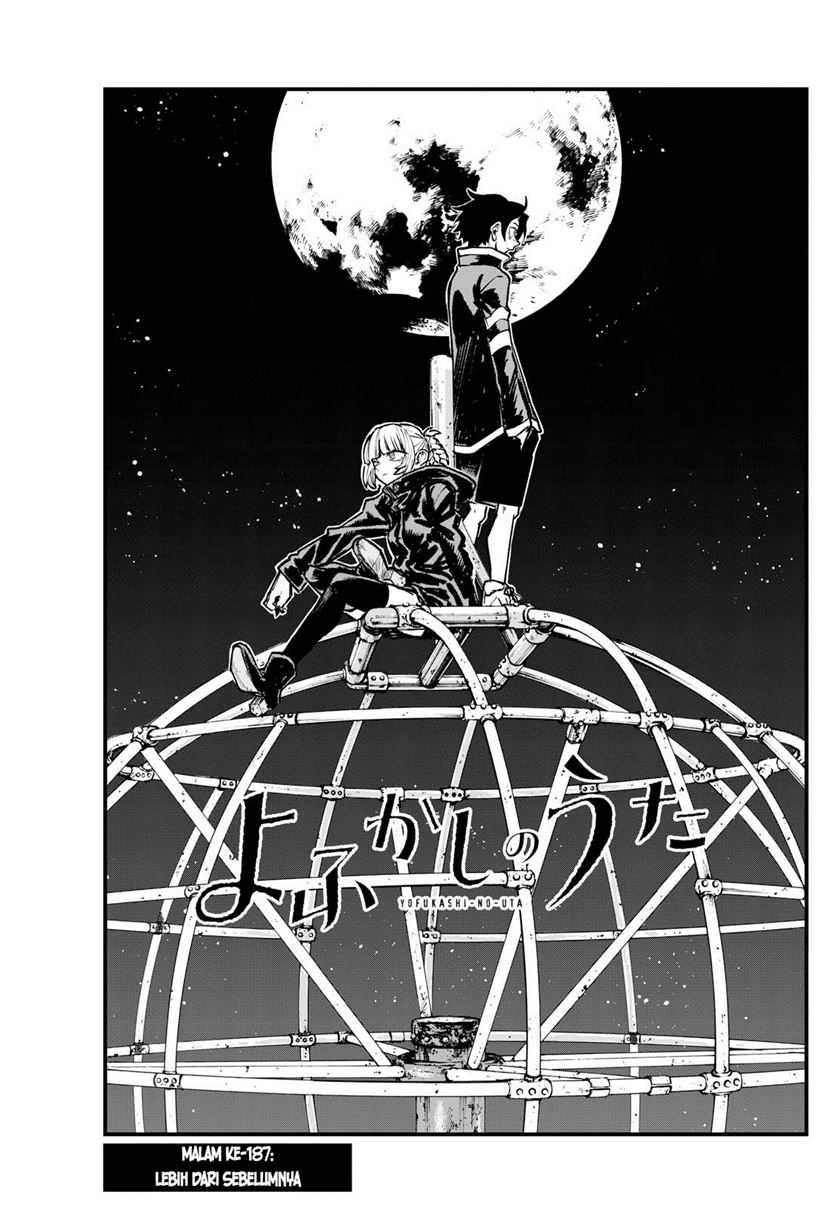 Yofukashi no Uta Chapter 187 - halaman 4