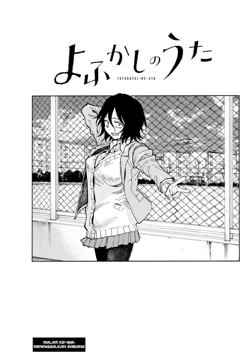Yofukashi no Uta Chapter 189 - halaman 2