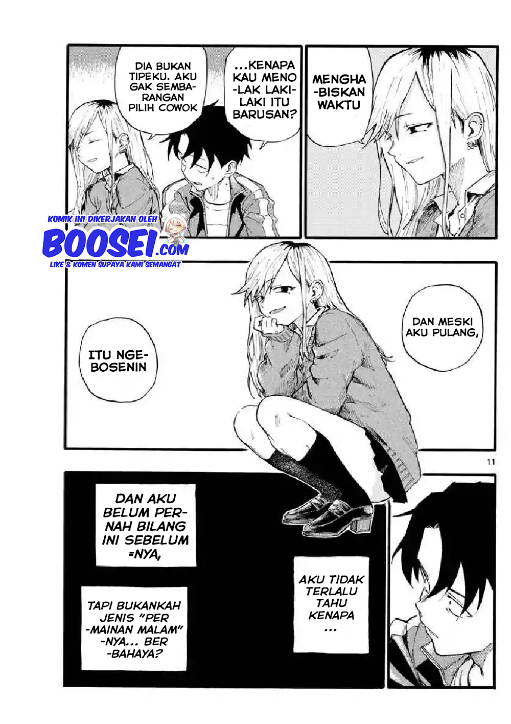 Yofukashi no Uta Chapter 19 - halaman 14