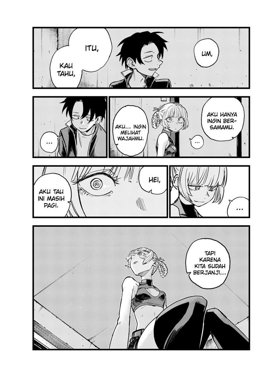 Yofukashi no Uta Chapter 195 - halaman 17