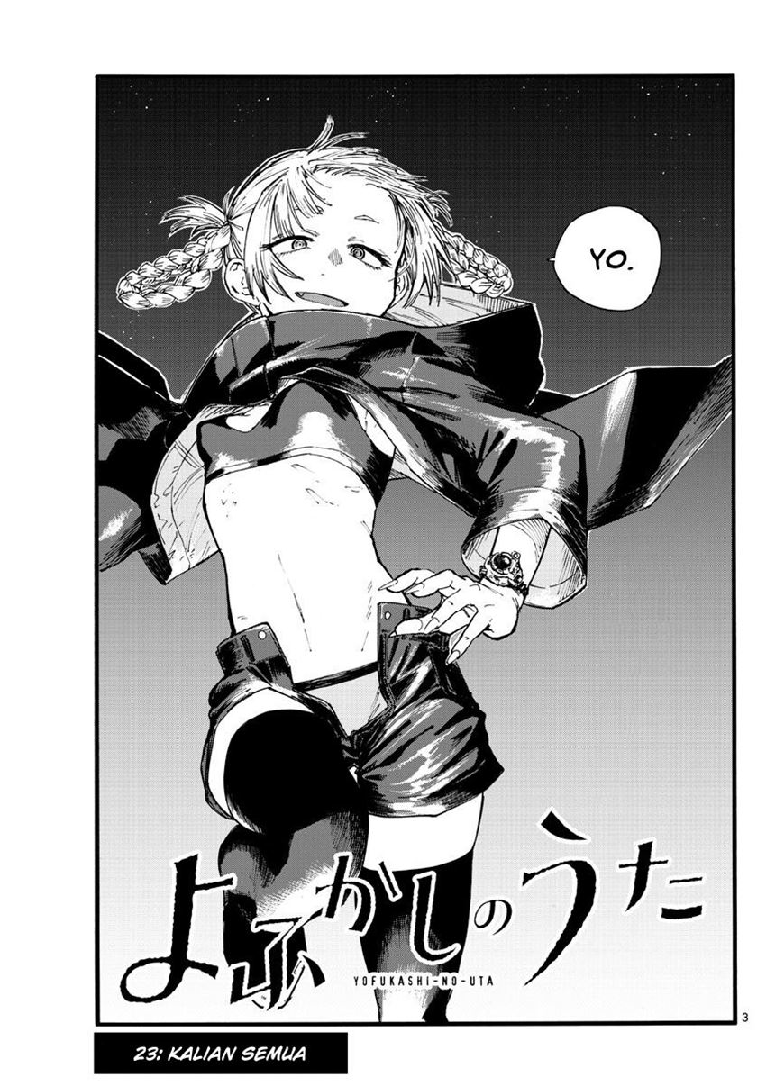 Yofukashi no Uta Chapter 23 - halaman 6
