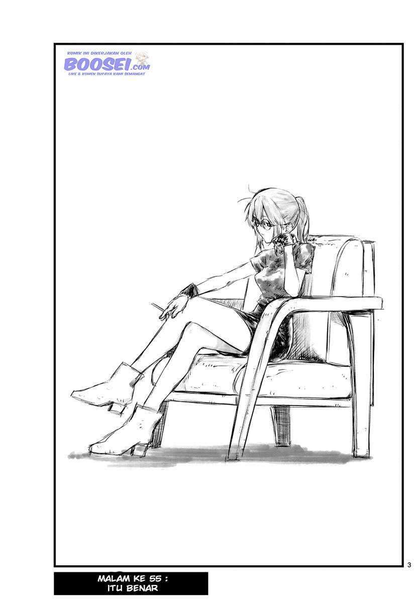 Yofukashi no Uta Chapter 55 - halaman 5