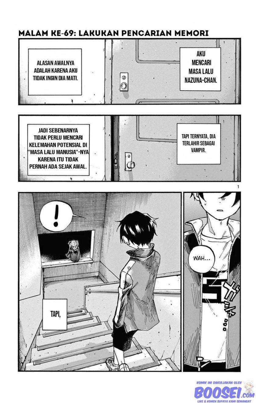 Yofukashi no Uta Chapter 69 - halaman 3