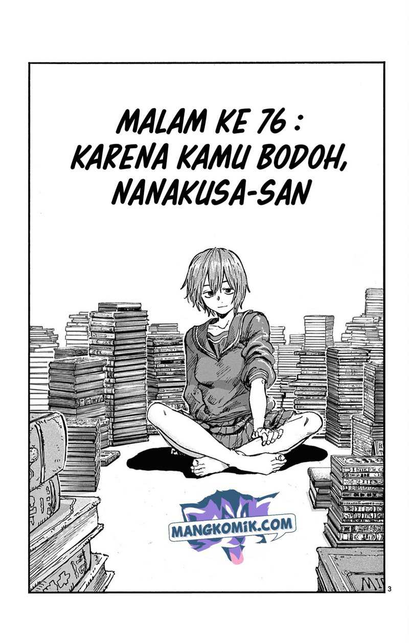 Yofukashi no Uta Chapter 76 - halaman 4