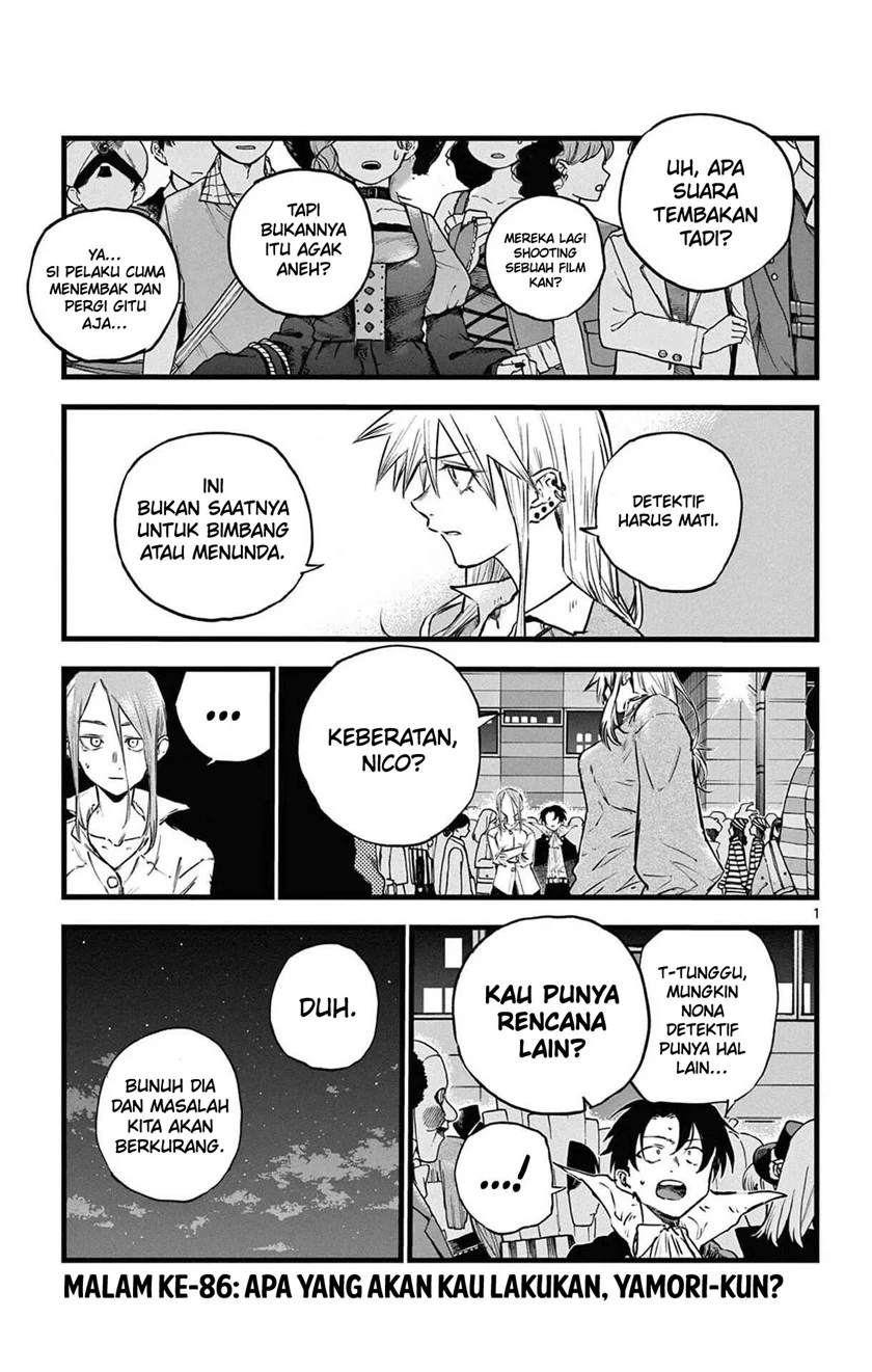Yofukashi no Uta Chapter 86 - halaman 2