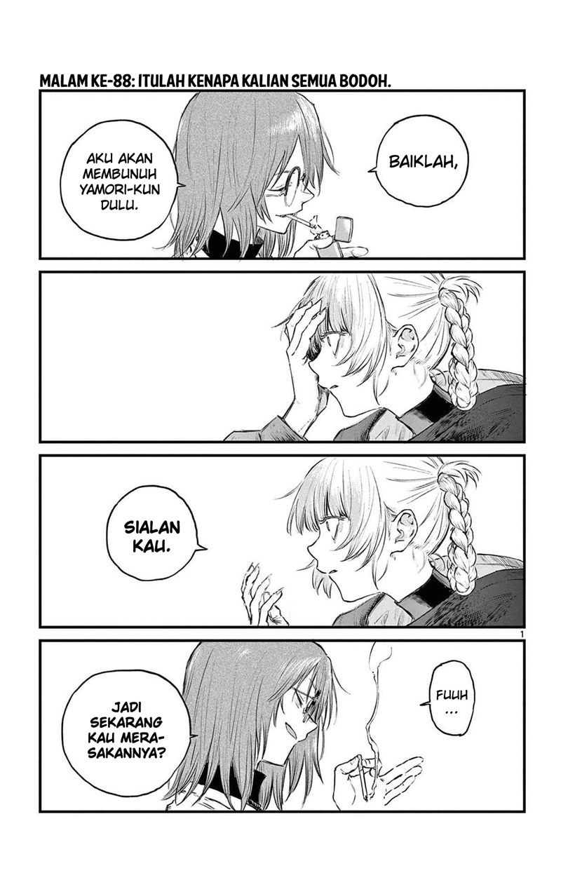 Yofukashi no Uta Chapter 88 - halaman 2