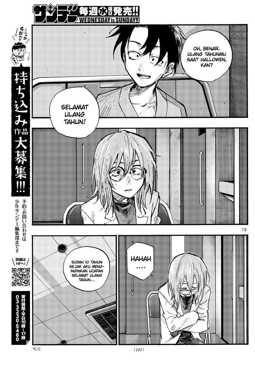 Yofukashi no Uta Chapter 93 - halaman 14