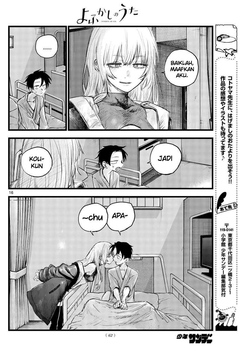 Yofukashi no Uta Chapter 94 - halaman 18