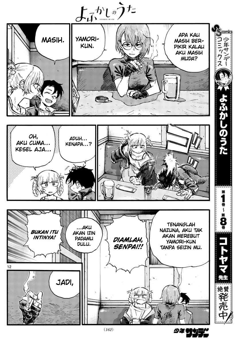 Yofukashi no Uta Chapter 95 - halaman 13