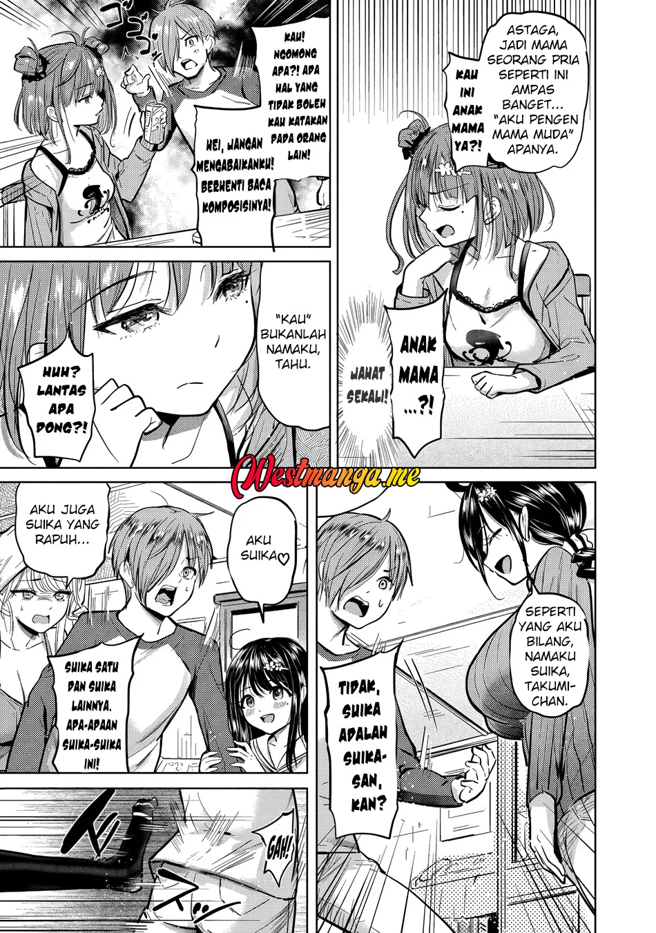 Yonin no Mama no Sei de Ore no Rabukome ga Mama Naranai Chapter 2 - halaman 9