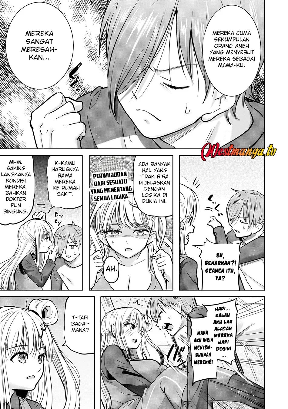 Yonin no Mama no Sei de Ore no Rabukome ga Mama Naranai Chapter 3 - halaman 21
