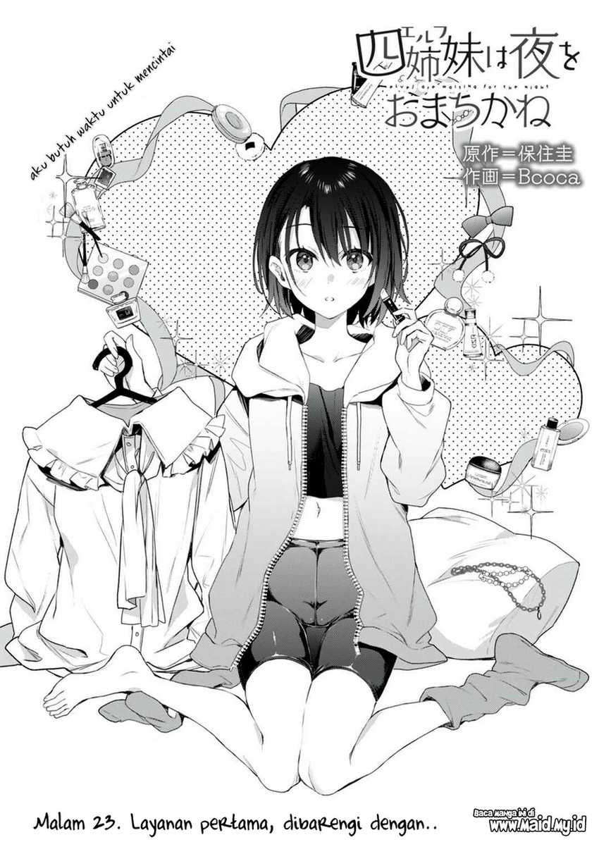 Yonshimai wa Yoru wo Omachikane Chapter 23 - halaman 3
