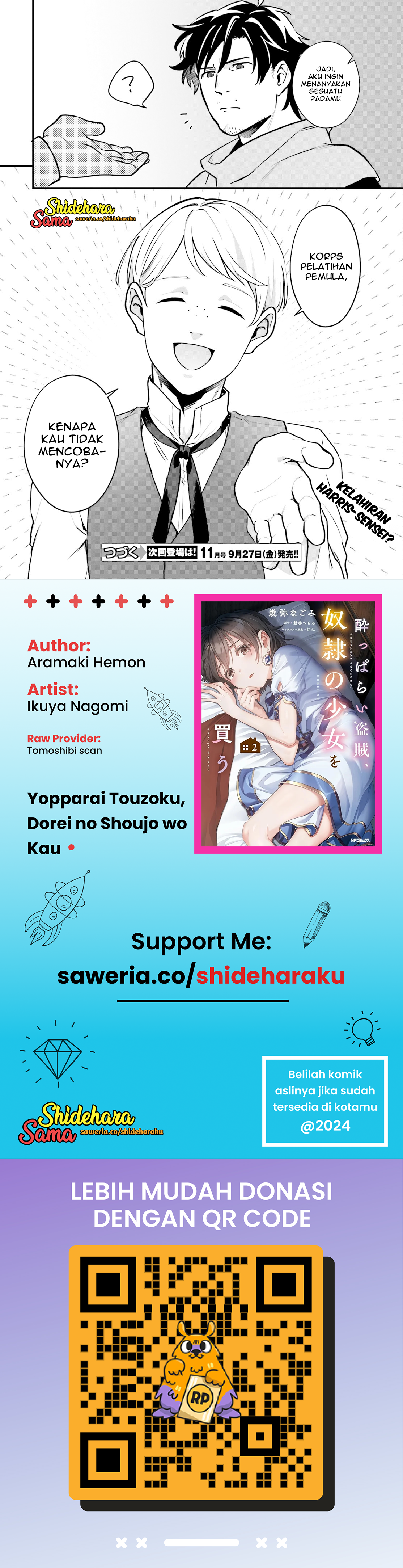 Yopparai Touzoku, Dorei no Shoujo wo Kau Chapter 19 - halaman 21