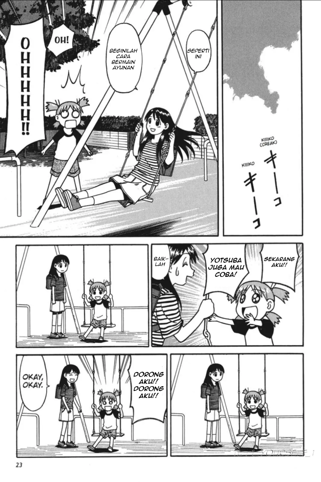 Yotsuba&! Chapter 1 - halaman 23
