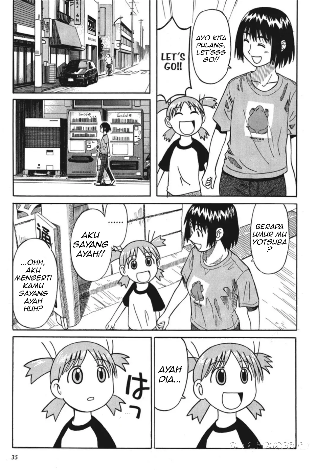 Yotsuba&! Chapter 1 - halaman 35