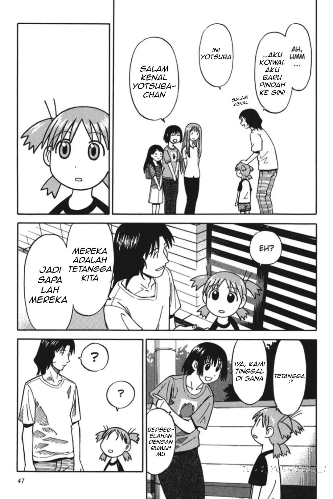 Yotsuba&! Chapter 1 - halaman 47