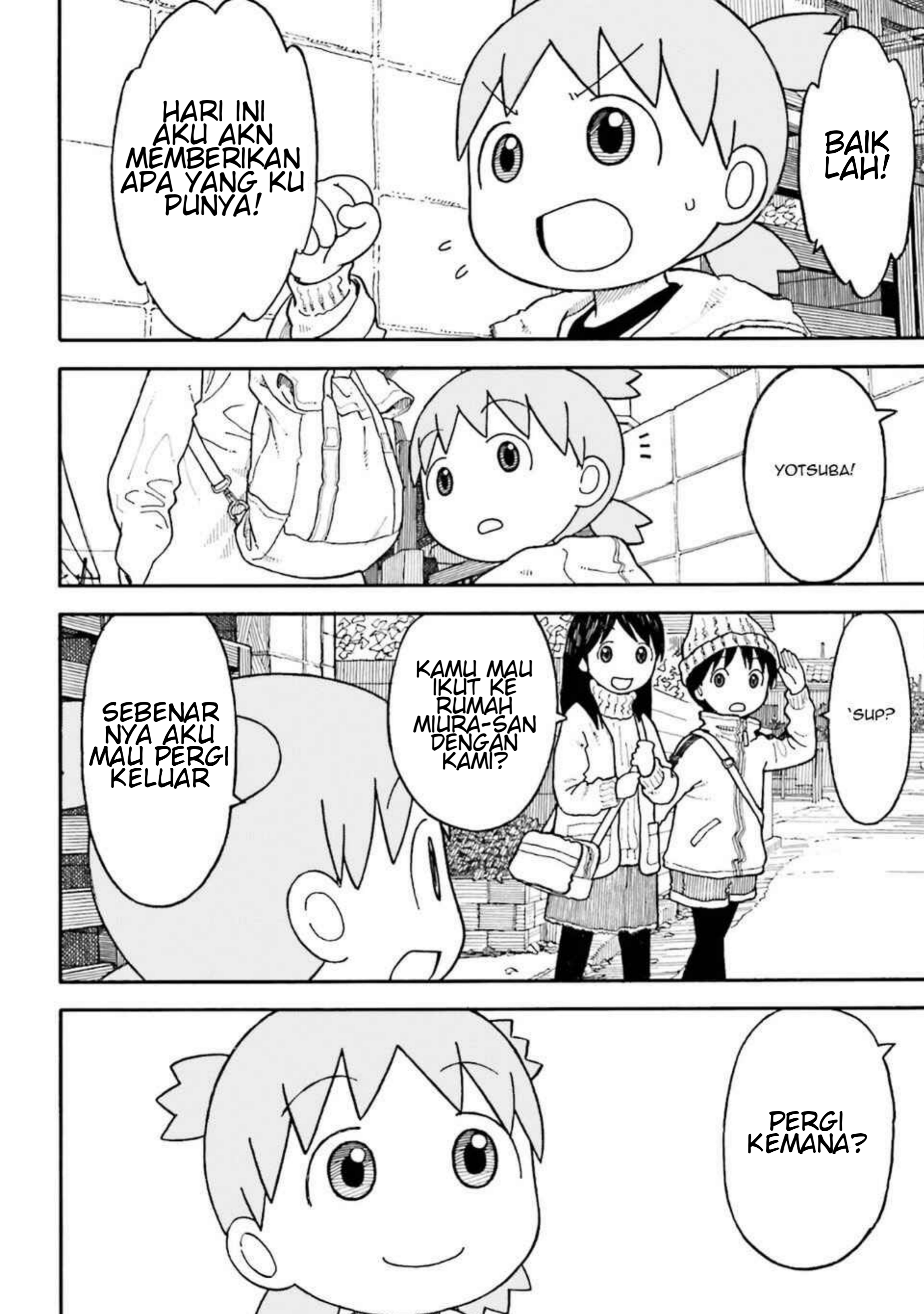 Yotsuba&! Chapter 100.1 - halaman 2