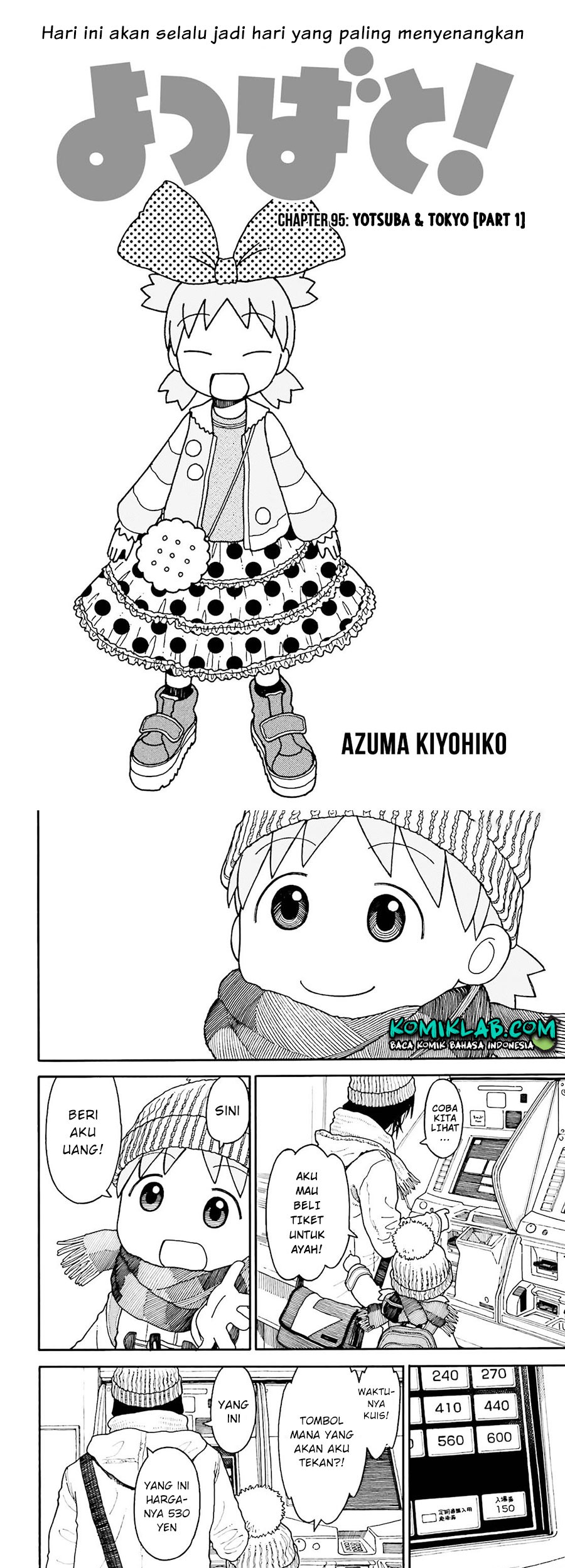 Yotsuba to! Chapter 95 - halaman 3