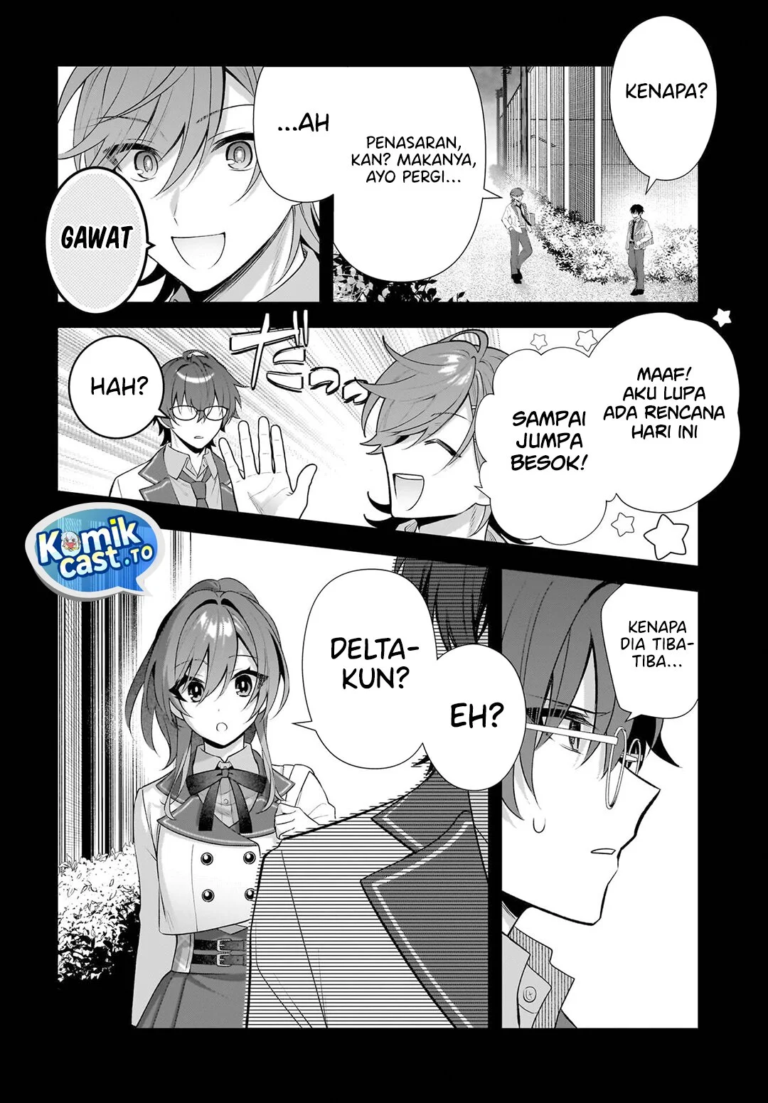 Yotte, Hatsukoi wa Shoumei sareta. Delta to Gamma no Rigakubu Note Chapter 1 - halaman 16
