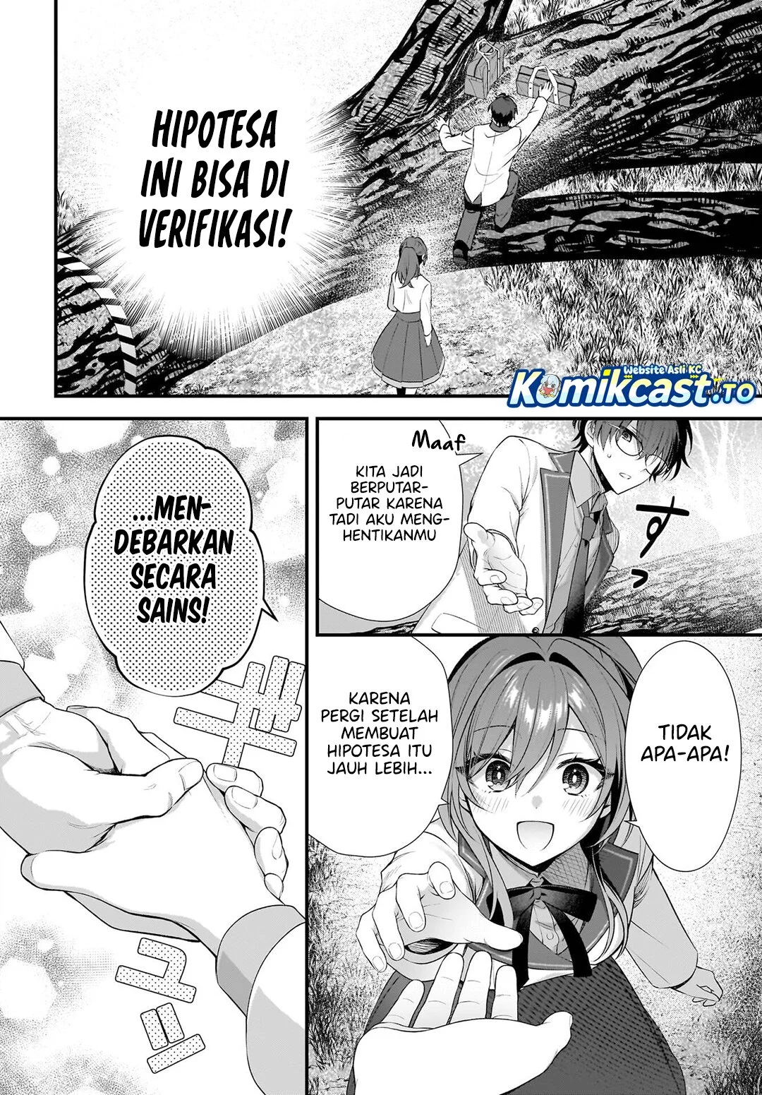 Yotte, Hatsukoi wa Shoumei sareta. Delta to Gamma no Rigakubu Note Chapter 1 - halaman 52