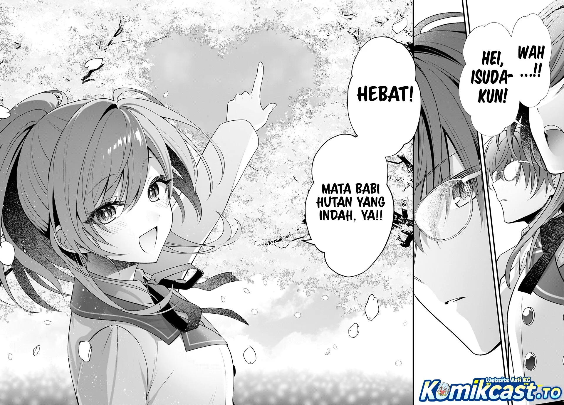 Yotte, Hatsukoi wa Shoumei sareta. Delta to Gamma no Rigakubu Note Chapter 1 - halaman 54