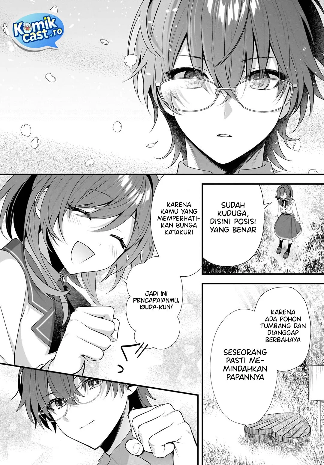 Yotte, Hatsukoi wa Shoumei sareta. Delta to Gamma no Rigakubu Note Chapter 1 - halaman 55