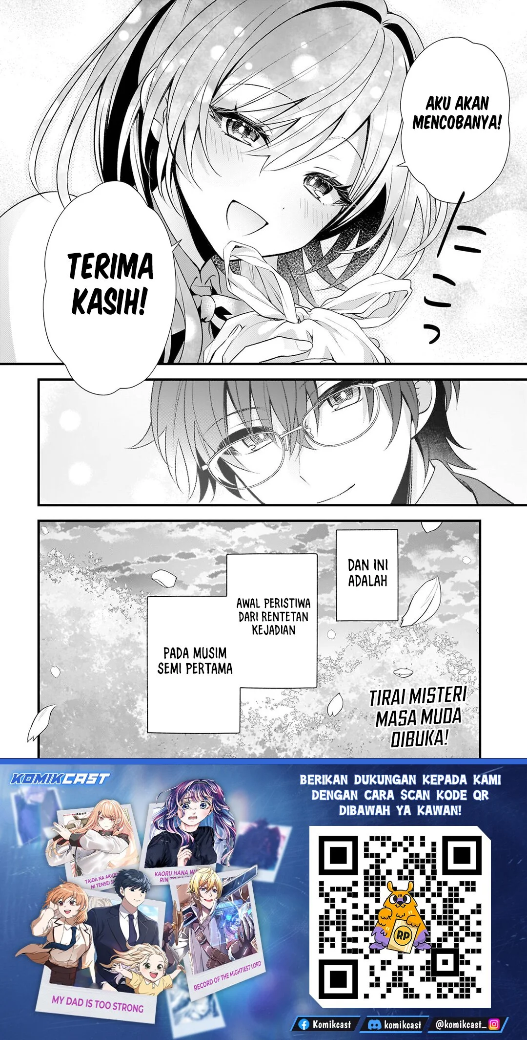 Yotte, Hatsukoi wa Shoumei sareta. Delta to Gamma no Rigakubu Note Chapter 1 - halaman 59