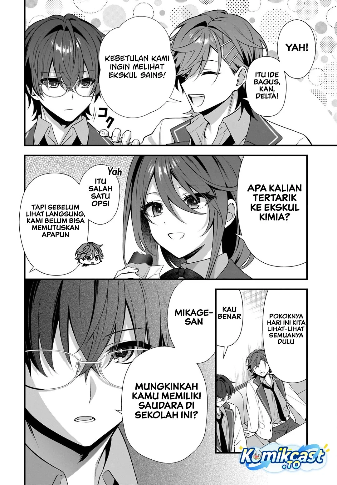 Yotte, Hatsukoi wa Shoumei sareta. Delta to Gamma no Rigakubu Note Chapter 3 - halaman 22