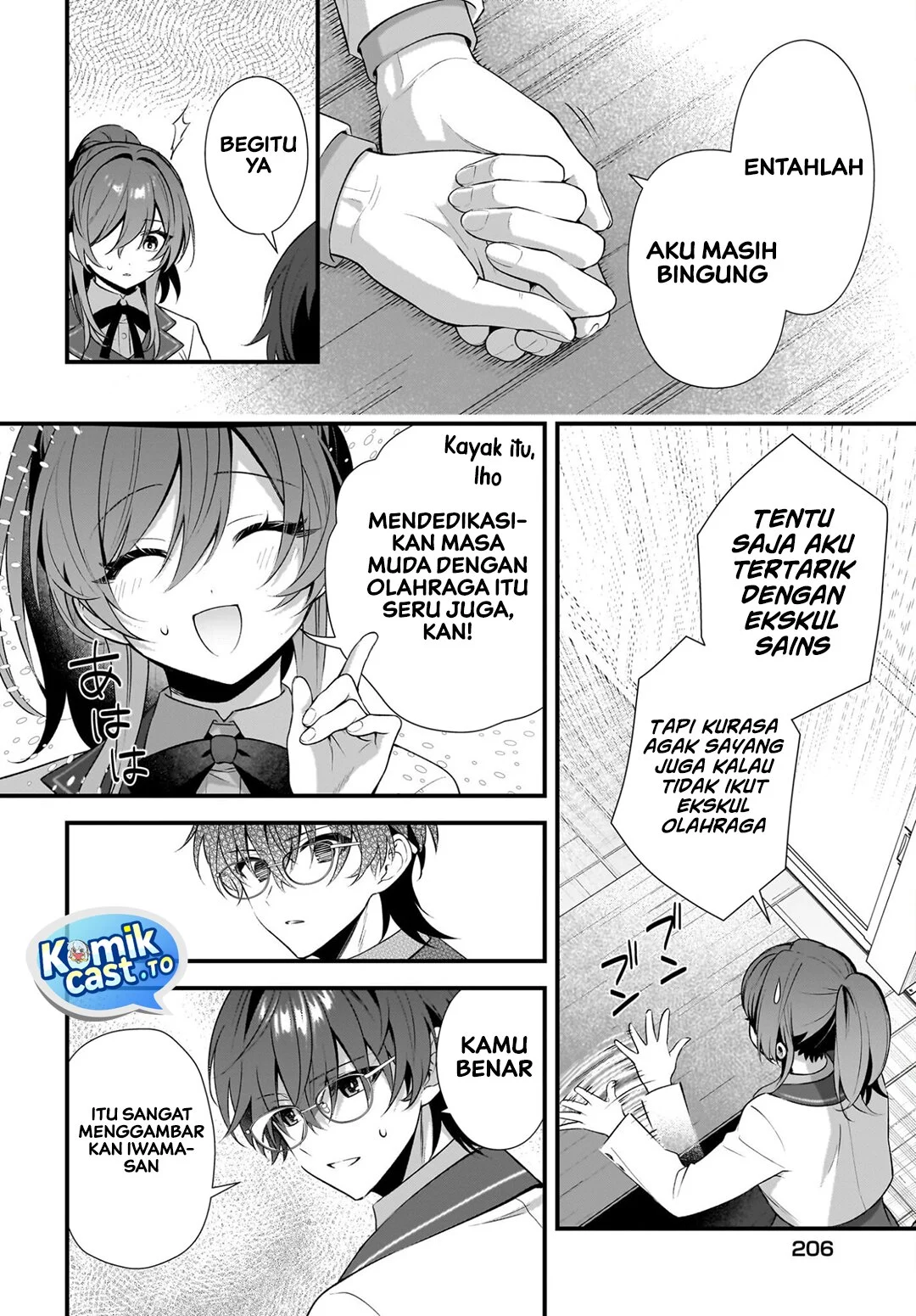 Yotte, Hatsukoi wa Shoumei sareta. Delta to Gamma no Rigakubu Note Chapter 3 - halaman 8