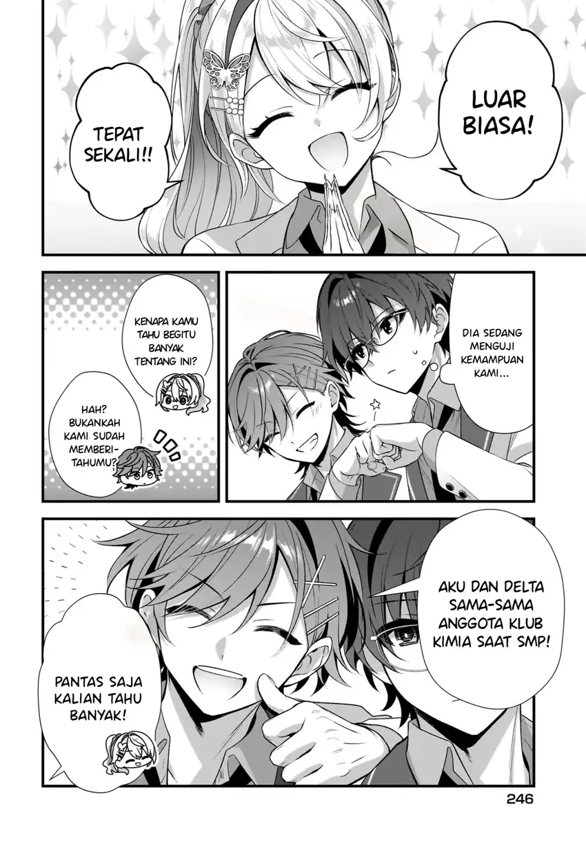 Yotte, Hatsukoi wa Shoumei sareta. Delta to Gamma no Rigakubu Note Chapter 4 - halaman 17