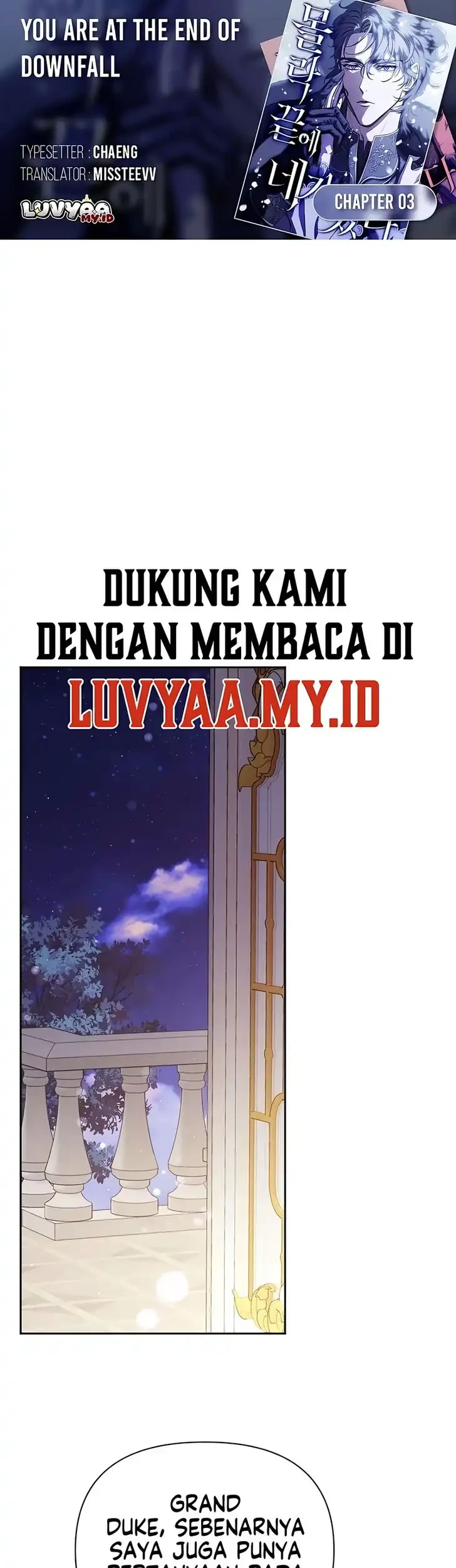 You Are at the End of the Downfall Chapter 3 - halaman 1